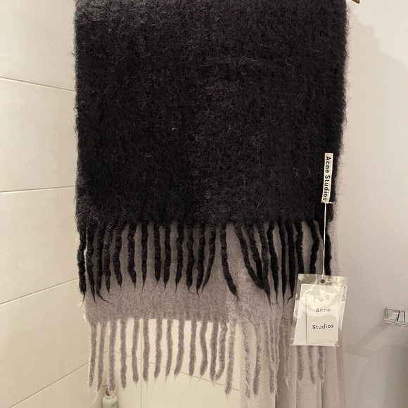 Accessories - Acne Studios Kelow Mohair Ombre Scarf Dip Dye